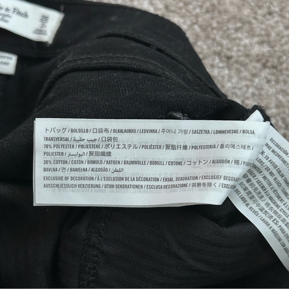 Abercrombie & Fitch Women's Black The 90s Straight Ultra High Rise Jeans Size 26 - Picture 5 of 7